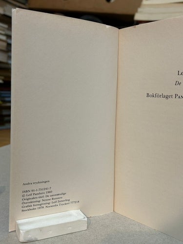 De oanständiga av Leif Panduro, bok, Very good plus