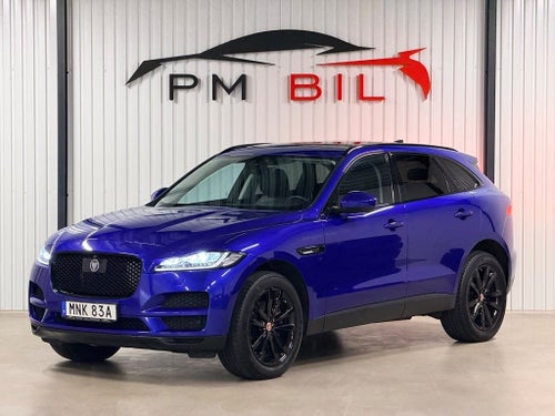 Jaguar F-Pace 30d AWD 300hk Panorama Värmare Drag Läder S&V-Hjul