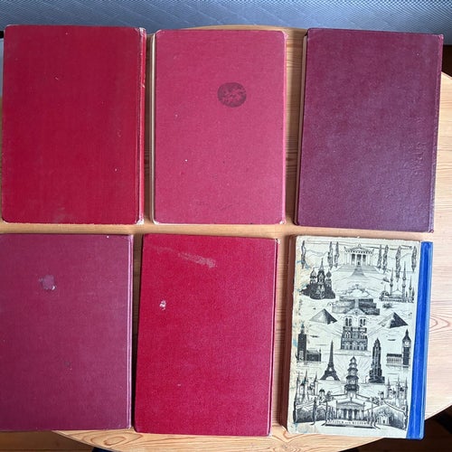 6st Min skattkammare, del 1-6, biblioteksböcker, 1947-1963