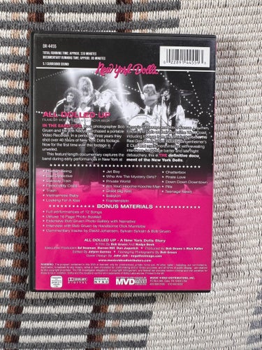 New York Dolls – All Dolled Up (DVD + Fotohäfte) Mycket gott skick!