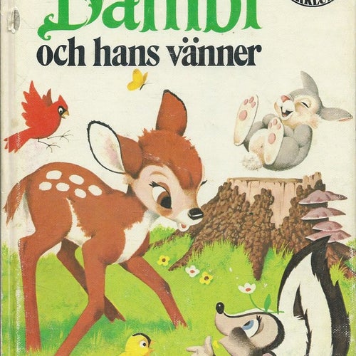 WALT DISNEY PRESENTERAR : BAMBI OCH HANS VÄNNER - LÄS EX !!! (HÅRD PÄRM)