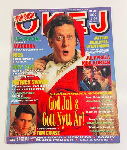 Tidningen OKEJ ! Nr  17 - 1991 . Med posters !