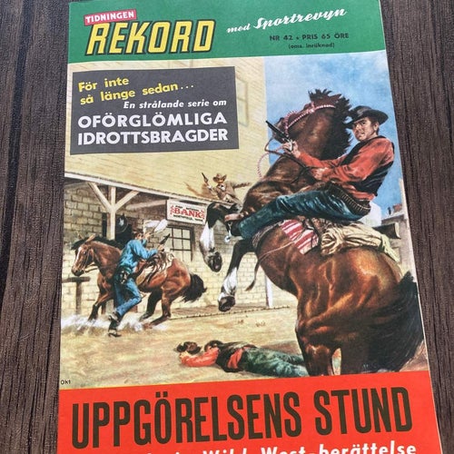 Tidningen Rekord med Sportrevyn nr 42 1963