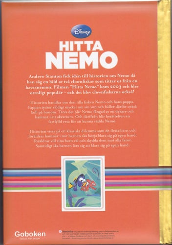 Disneyklassiker / Hitta Nemo / Goboken / Kartonnage / Nära nyskick
