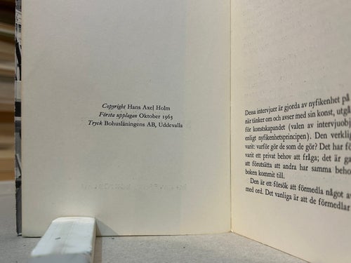 Svenska bilder av Hans Axel Holm, bok, Very good plus