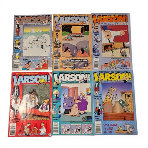 Larson! Serietidningar - 12 st 1999-2001
