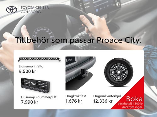 Toyota ProAce City LONG 1,5D 130 HK AUTO COMFORT