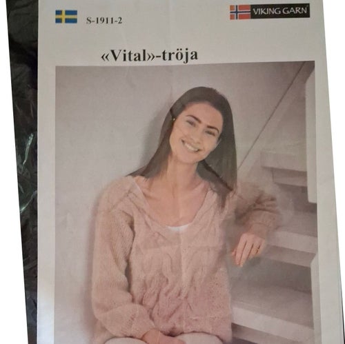 Mönster till "Vital"-tröja i Kid Mohair