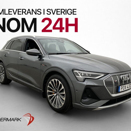 Audi e-tron 55 Quattro S-Line Pano B&O 360° Luftfjä Dragkrok