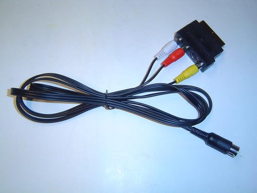 Commodore 64 C64 Scartkabel Scart Kabel 2 meter A/V Komposit *NYTT*