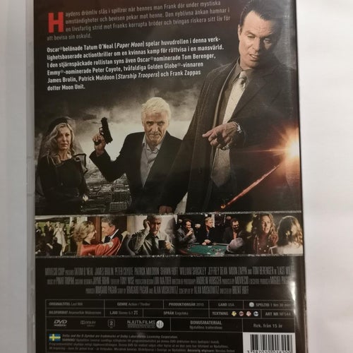 DVD Last Will Tom Bereger Tatum O'neal James Brolin TOPPSKICK
