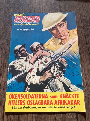 Tidningen Rekord med Sportrevyn nr 46 1963