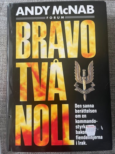 Bravo Två Noll - Andy McNab ( sann historia bok krig Irak SAS Nygl