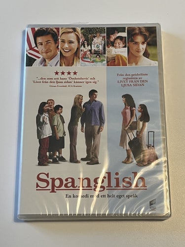 Spanglish (Adam Sandler & Téa Leoni, 2004). Inplastad DVD