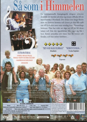 Så som i himmelen (DVD)