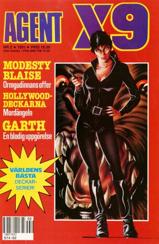 Agent X9 Serietidning 1991 nr 2 (Oläst arkivex) Modesty Blaise