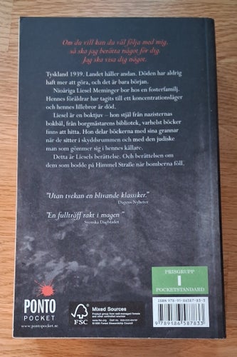 Boktjuven av Markus Zusak 2010