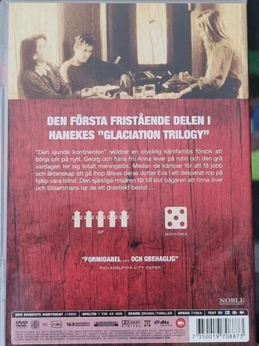 Den sjunde kontinenten (1989) Michael Haneke med Birgit Doll, Dieter Berner.