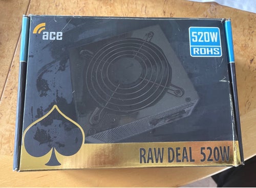 Ace Raw Deal 520W strömförsörjningsenhet