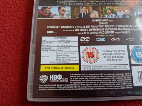 ENTOURAGE SEASON 7 [ SVENSK TEXT ] BOX DVD