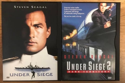 Under Siege 1 och 2 - Skivorna i fint skick - UTGÅTT - Steven Seagal