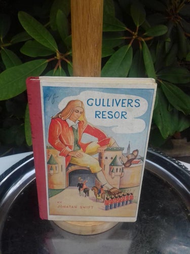 Gullivers Resor av Jonatan Swift Konstanstaltens Tryckeri Stockholm 1940 Vintage