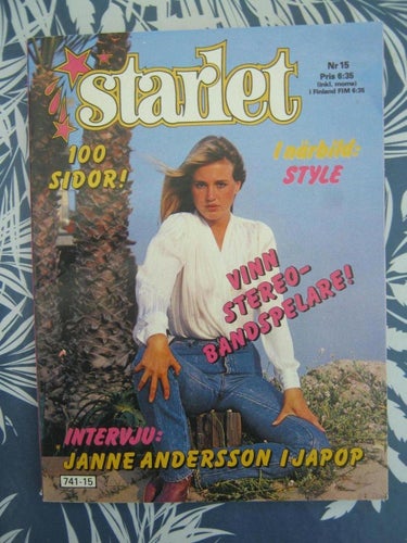 Starlet Nr:15-1984(Idolbild på Style, Niels Jensen)