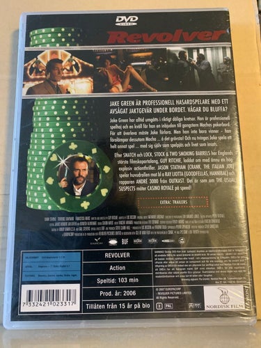 Revolver, Jason Statham, INPLASTAD, Dvd