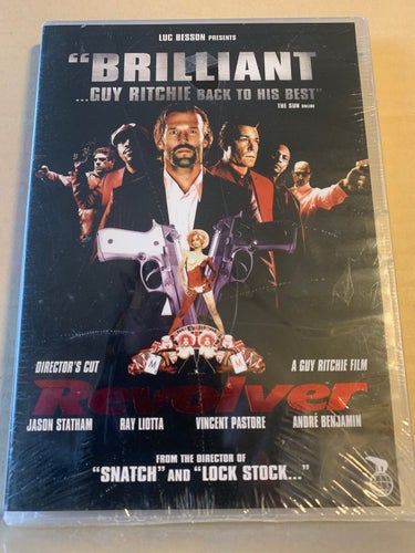 Revolver, Jason Statham, INPLASTAD, Dvd
