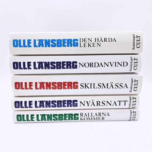 Olle Länsberg - bokpaket med 5 böcker