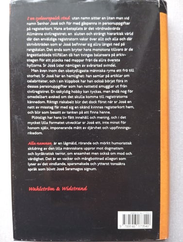 Alla namnen - José Saramago - 1998