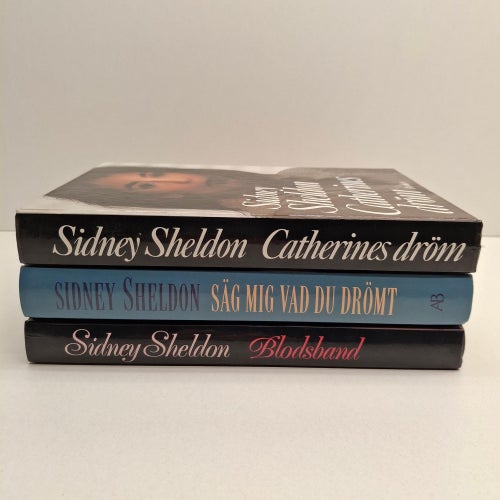 Sidney Sheldon x3 Bokpaket - hårdpärm - Se bilder för titlar