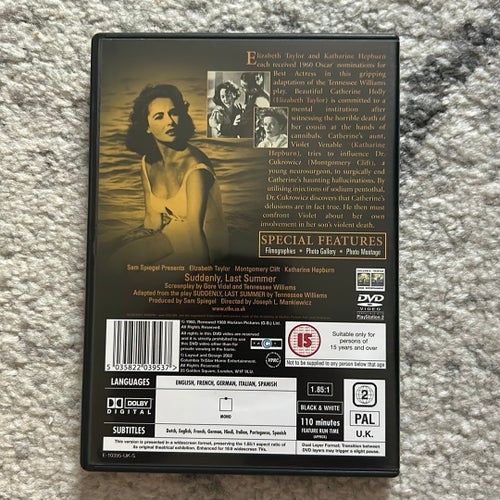 Suddenly, Last Summer (Columbia Classics) DVD
