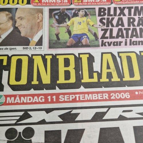 Aftonbladet tidning från 2006