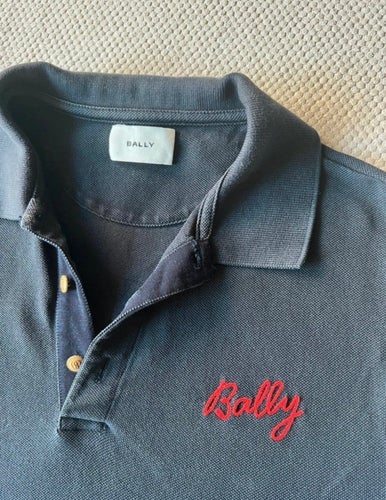 Bally Pikétröja / M / IT 48 / Marinblå
