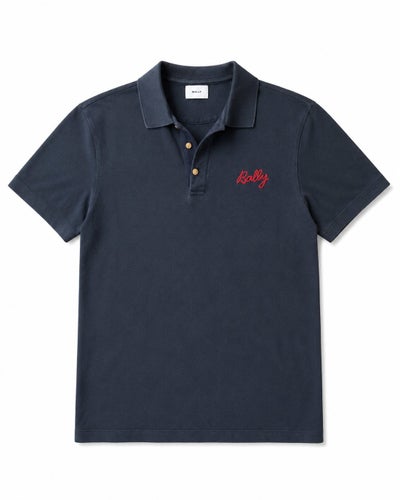 Bally Pikétröja / M / IT 48 / Marinblå