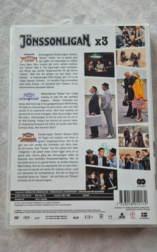 Jönssonligan x3 DVD - Mycket bra skick
