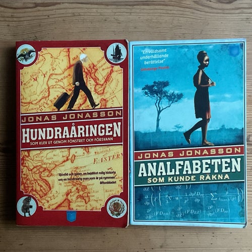 Hundraåringen som klev… & Analfabeten som kunde räkna, Jonas Jansson, 2 pocket