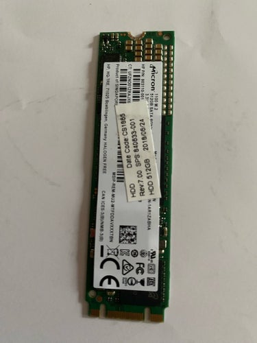 HP Micron 1100 M.2 512GB SATA SSD