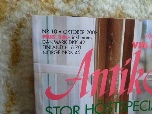 ANTIKA & AUKTION, NR 10, 2003,