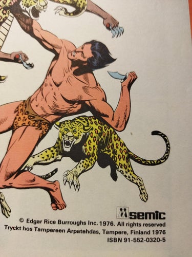 Tarzan presentalbum 1977. Fine