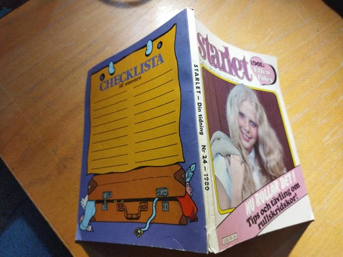 Starlet 1980 nr 24 idol Ellen Foley, David McCallum. Very Good
