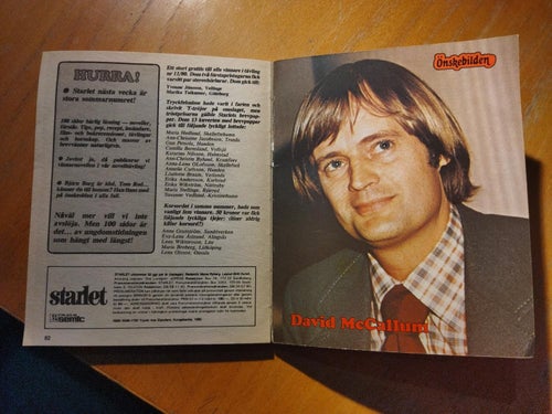 Starlet 1980 nr 24 idol Ellen Foley, David McCallum. Very Good