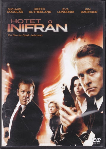 DVD / Hotet Inifrån / M Douglas, K Sutherland, Longoria, Basinger / Nyskick