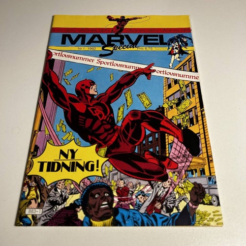 Marvel Special nr 1 1982, förstanr, oläst toppex! NM