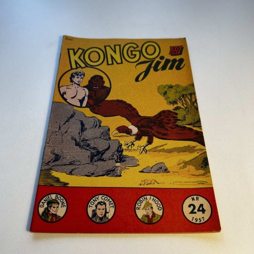 KongoJim nr 24 1957, toppex! NM-