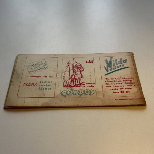 Vilda Västern nr 5 1952, läsex! VG-