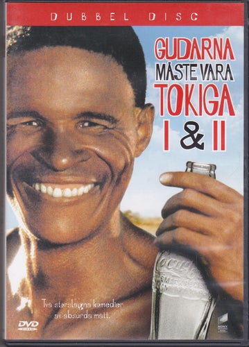 DVD 2i1 / Gudarna Måste Vara Tokiga I & II / 2-disc