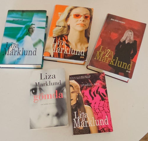 Liza Marklund - Paradiset, Prime Time, Den röda vargen, Gömda, Studio Sex