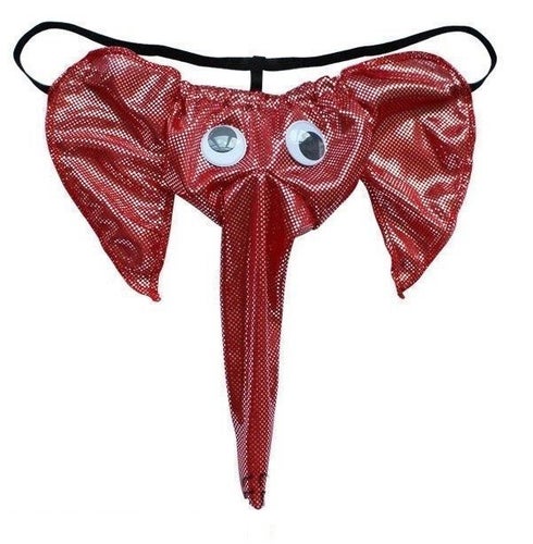 Kalsonger String Boxer Briefs SILVER ÖGON SNABEL ROLIG PRESENT S M L XL one size
